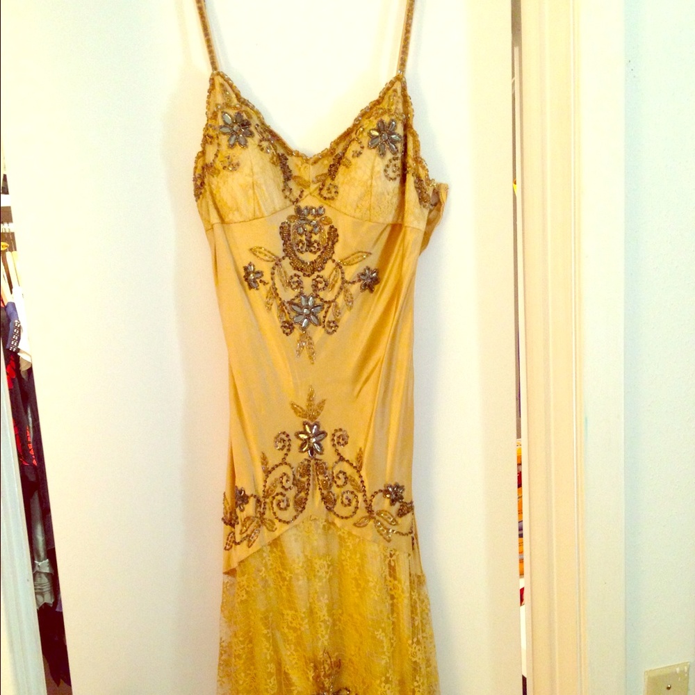 Sue Wong Designer silk dress